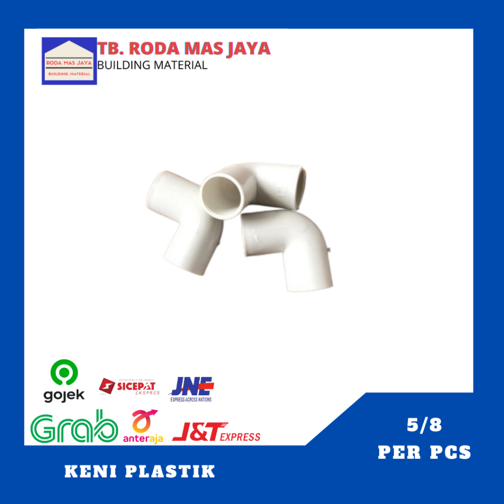 Knee/Keni/Elbow/L Bow Pipa 5/8"