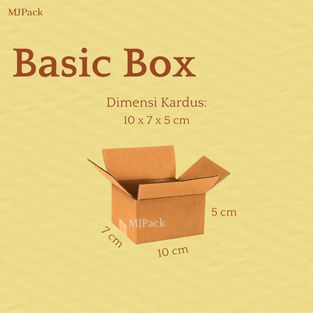 

KARDUS 10 x 7 x 5 cm || Box Karton Corrugated || Box Biasa