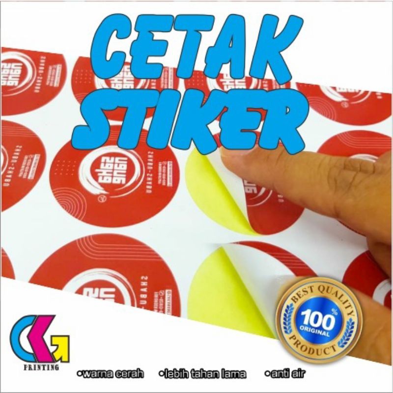 

cetak stiker custom / free desain template