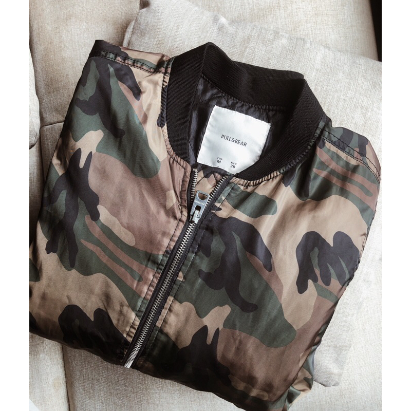 PRELOVED - PULL&BEAR | Bomber Army