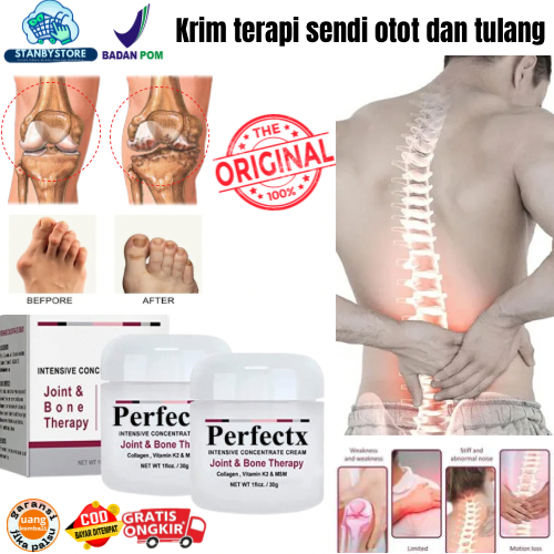 Krim perfectx Original Obat Asam Urat Terapi Pereda Nyeri Sendi dan Tulang Lutut Sendi Kaki Tangan P