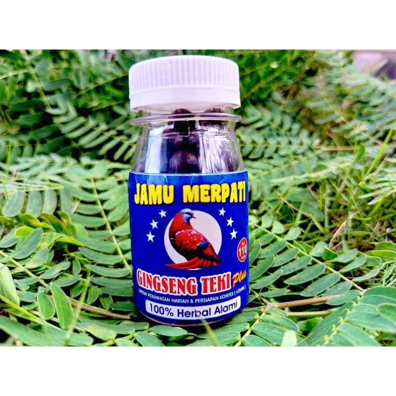 Jamu/doping merpati GINSENG TEKI PLUS isi 110 butir baik digunakan untuk semua jenis merpati seperti