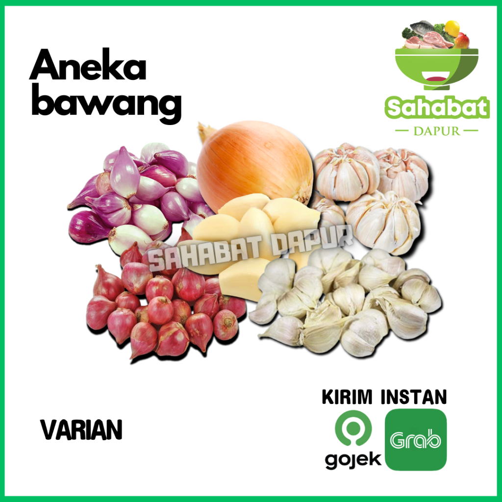 

Aneka Bawang [ Bawang Merah, Bawang Kating, Bombay, Bawang Kupas ] 250gr