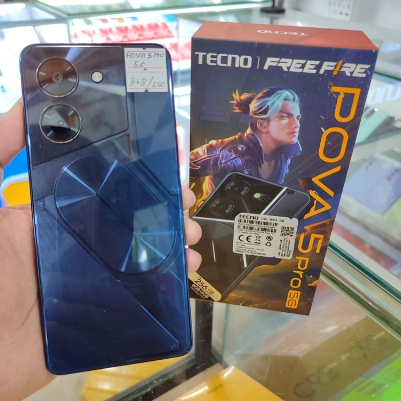 TECNO POVA 5 PRO 5G RAM 8+8/256 [SECOND] MASIH GARANSI RESMI MULUS FULLSET