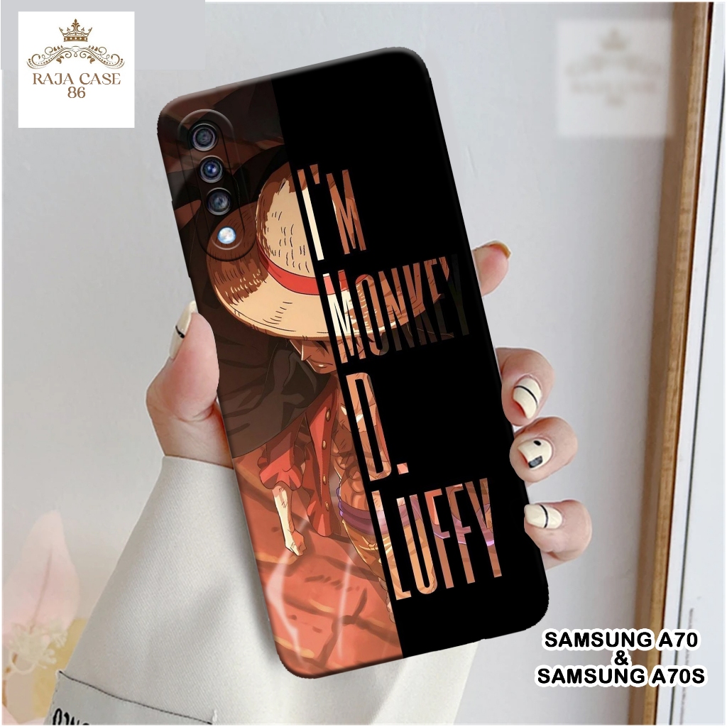 Case Samsung A70 / A70s - Rajacase - Casing Hp Samsung A70 - Motif case anime - Pelindung handphone 