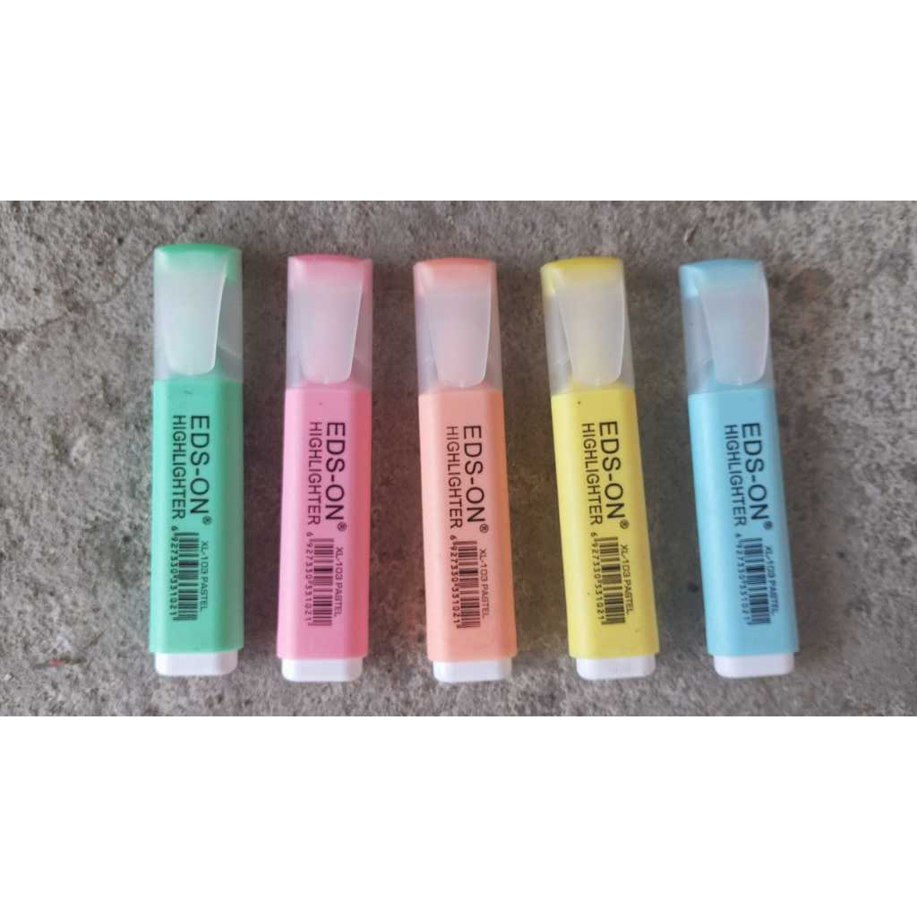 

Stabilo Merek EDSON / Stabilo / HIGHLIGHTER PASTEL / STABILO WARNA WARNI / TERMURAH 1 PCS