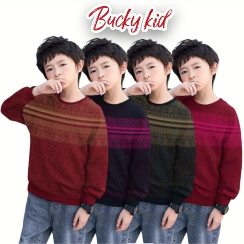 Baju Sweater Distro Remaja Anak Laki-laki Bucky