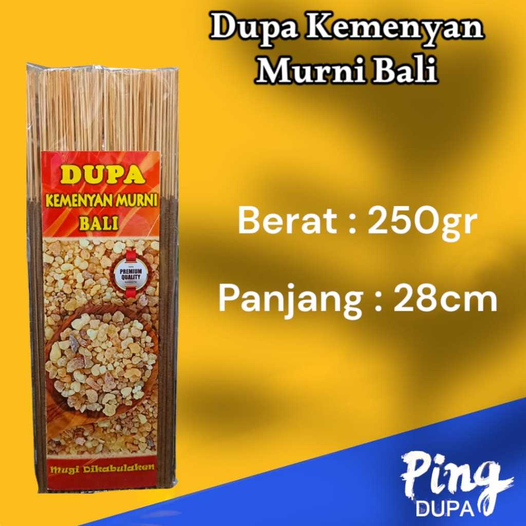Dupa Kemenyan Murni Bali Kemasan 250 Gram