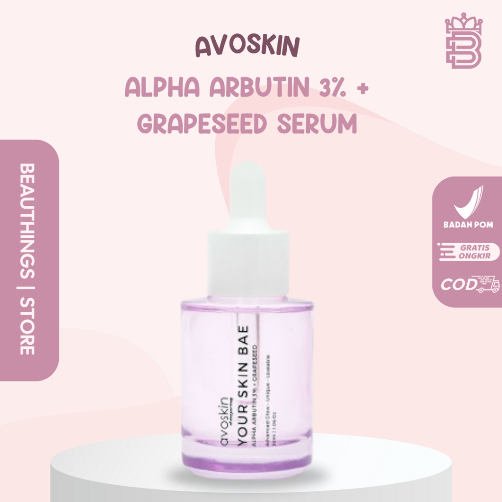 AVOSKIN Your Skin Bae YSB Alpha Arbutin Serum Grapeseed 30 ml ORIGINAL READY