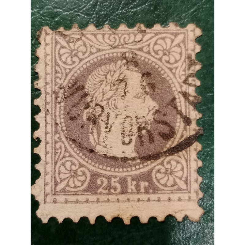 

Prangko Austria 25 Krezeur Austro Hungarian monarchy Tahun 1867-1884 USED