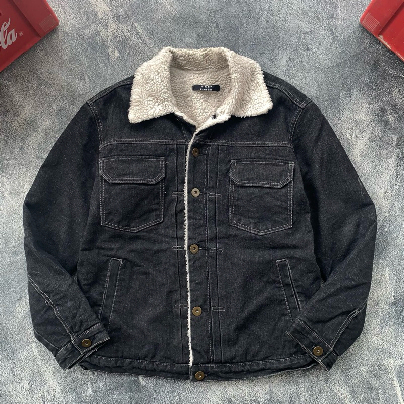 TRUCKER SHERPA DENIM G-PLEIN NEW YORK