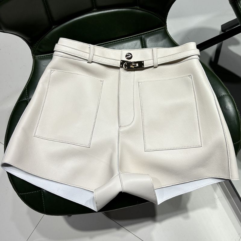 Kay's Leather - Short Pants Leather Women/ Celana Pendek Wanita Simpel