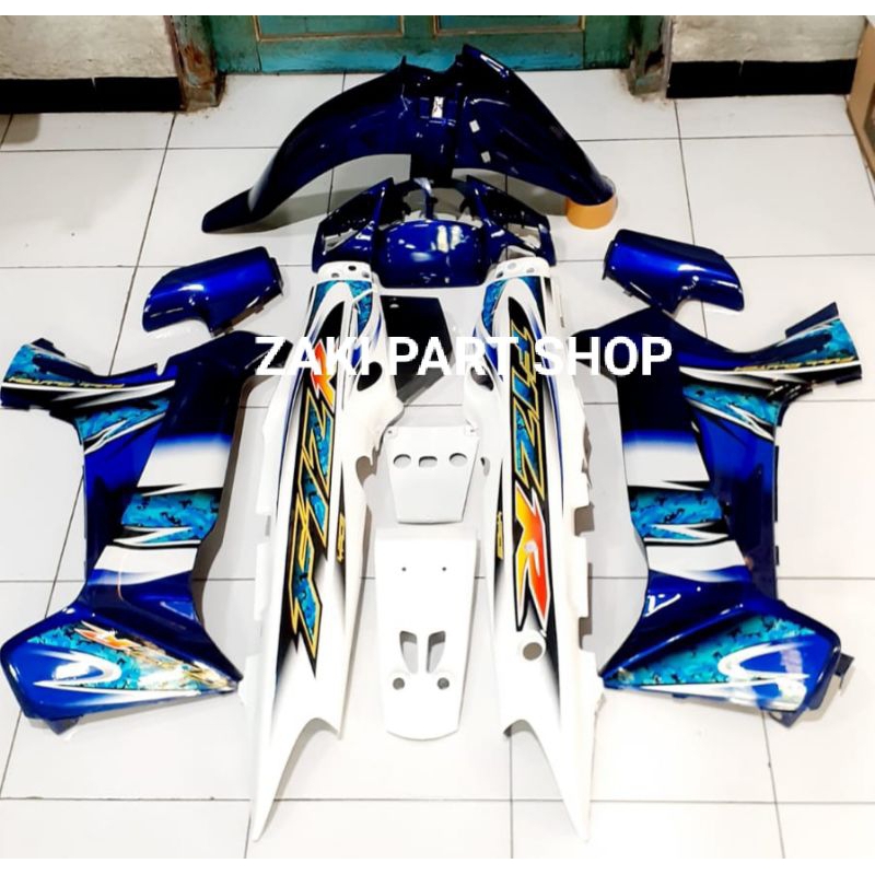 cover body fizr full set halus 2005 biru putih