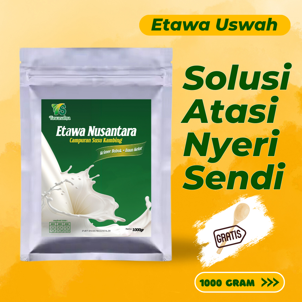 

Susu Etawa NUSANTARA USWAH 1KG - Nyeri Sendi Hilang Tanpa Efek Samping dengan Susu Etawa Berkhasiat Susu Memperkuat Kepadatan Tulang Susu Asam Urat Nyeri Sendi