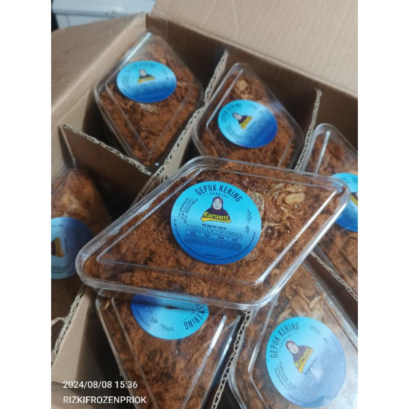 

Gepuk kering karwati