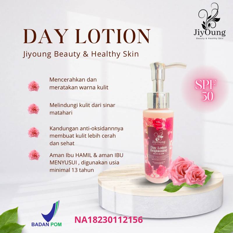 DAY LOTION JIYOUNG BEAUTY SPF 50 HB SIANG SUNSCREEN BADAN LIBRA BEAUTY TAS LIBRA BEAUTY SABUN CAIR J