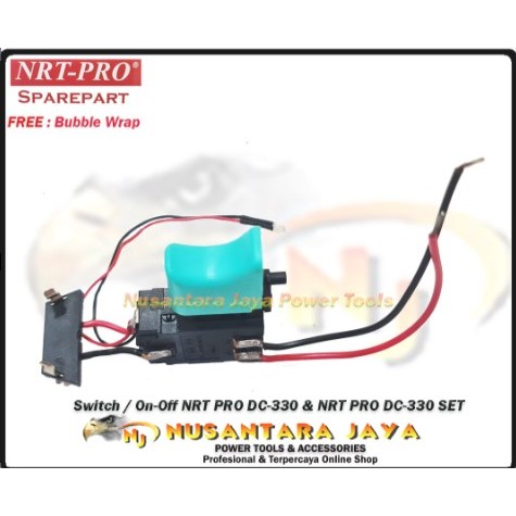 Saklar Switch Mesin Bor Cordless 12V NRT PRO 330 / NRT PRO DC 330 Set