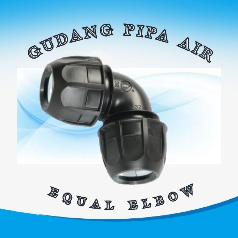 ELBOW HDPE ATAU KENI HDPE 3 INCH (90MM) FITTING HDPE