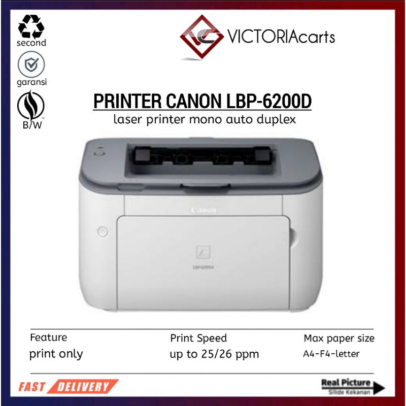 

Printer canon lbp 6200d laser print auto duplex A4