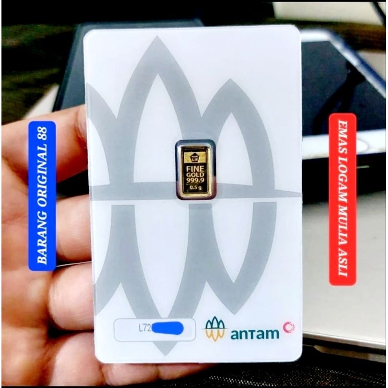 BUKA 24 JAM INSTANT JAKARTA SIAP ANTAR 100% ASLI EMAS 0.5 GRAM ORIGINAL BUTIK OFFICIAL LOGAM MULIA B