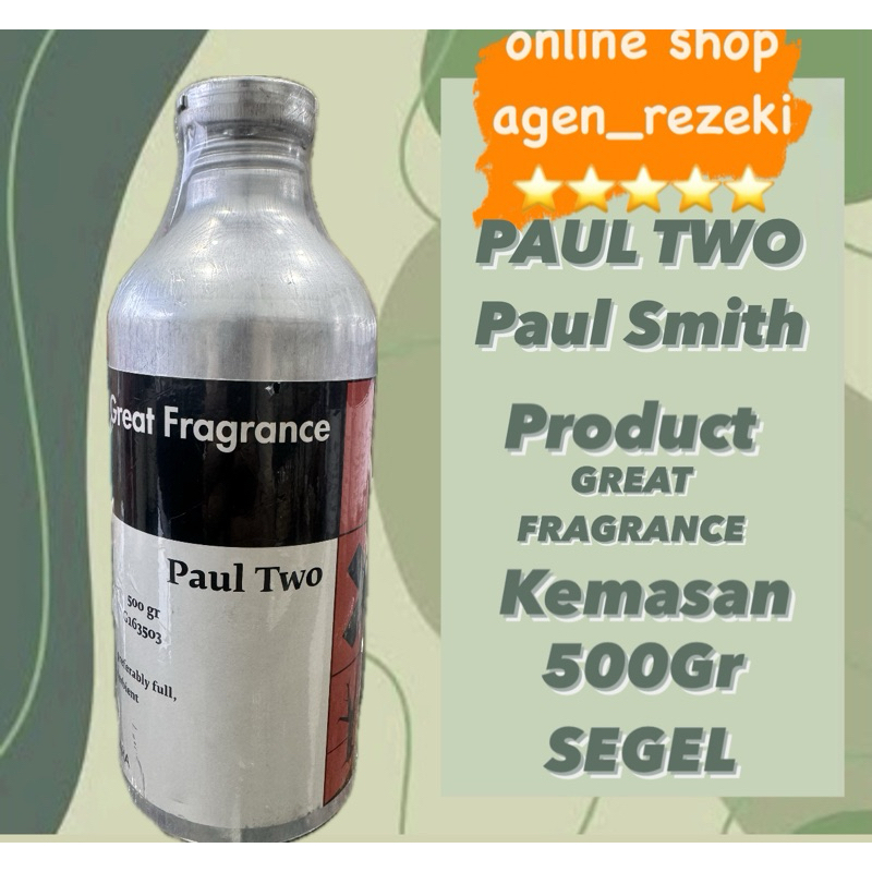 PAUL TWO GREAT FRAGRANCE 500GR SEGEL PAUL SMITH