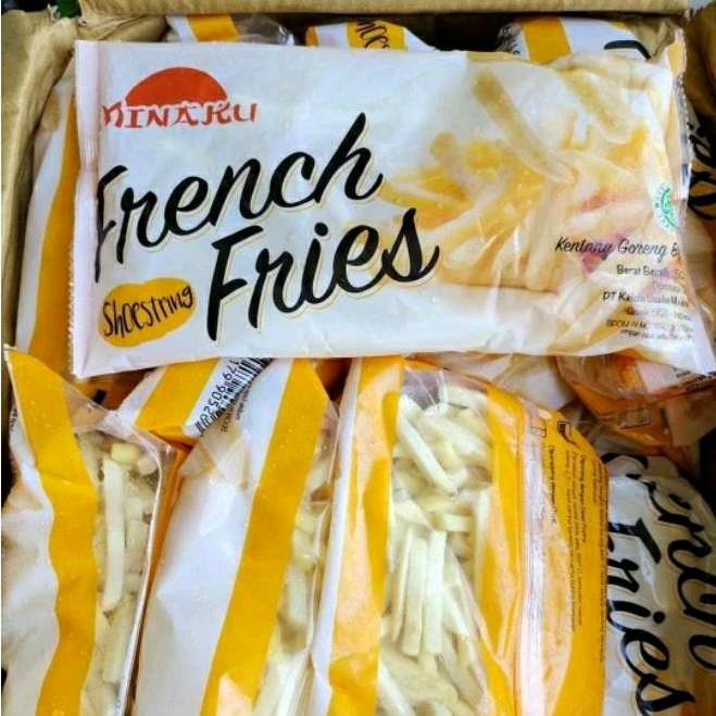 

kentang goreng French fries minaku 500gr/minaku kentang Frozen