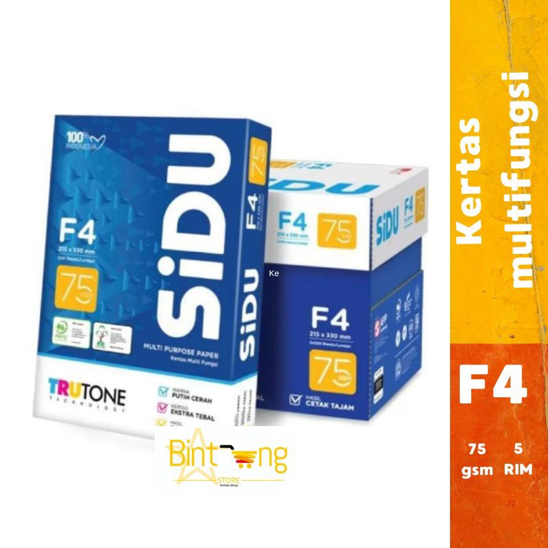 

kertas multifungsi sidu F4