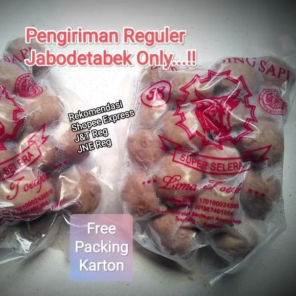 

Bakso SB Super Selera Lima Toedjoe isi 25 pcs