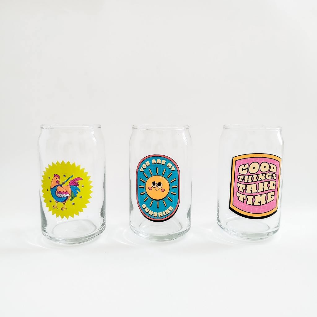 Gelas Kaca Lucu Korea Aesthetic