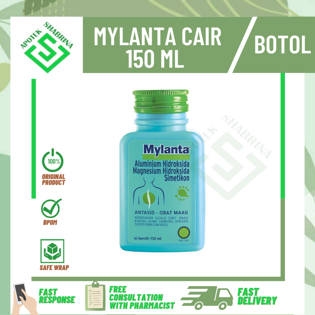 MYLANTA CAIR 150 ML SIRUP / MYLANTA  SALURAN PENCERNAAN/ MYLANTA SAKIT PERUT