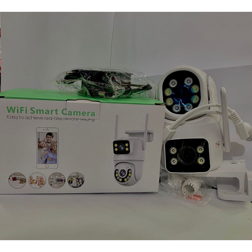 IP Camera CCTV 6MP Dual Lens Outdoor Kamera Wifi Outdoor Waterproof 360 Derajat Camera CCTV Dual Len