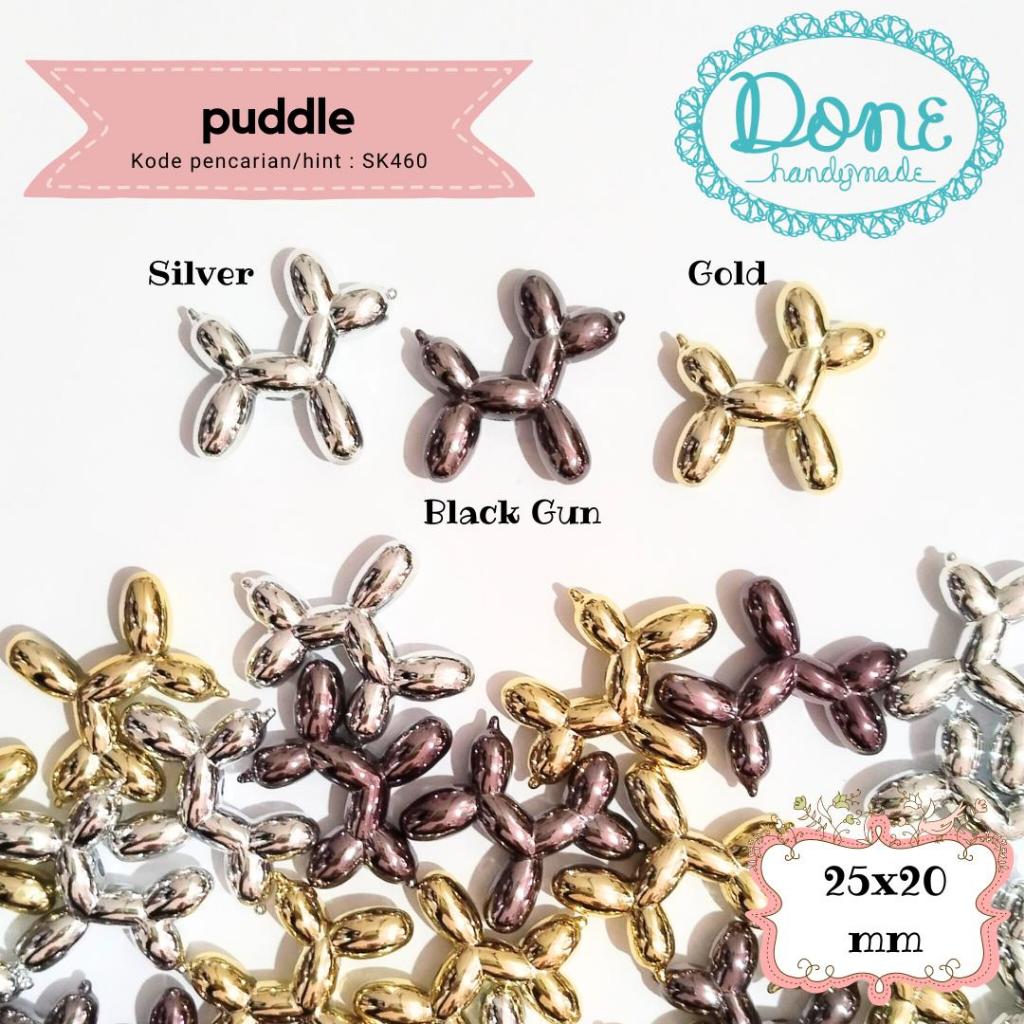 Done handymade manik mote puddle puppy balon GID diy meronce sk460