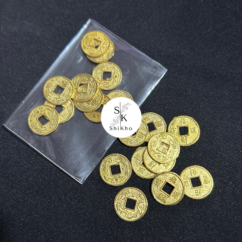 Yanci/Yuanci/Yenci Koin Gold Kecil Isi 10pcs