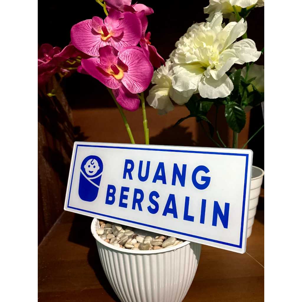 

Akrilik Sign Board Papan Nama Akrilik Tulisan "Ruang Bersalin