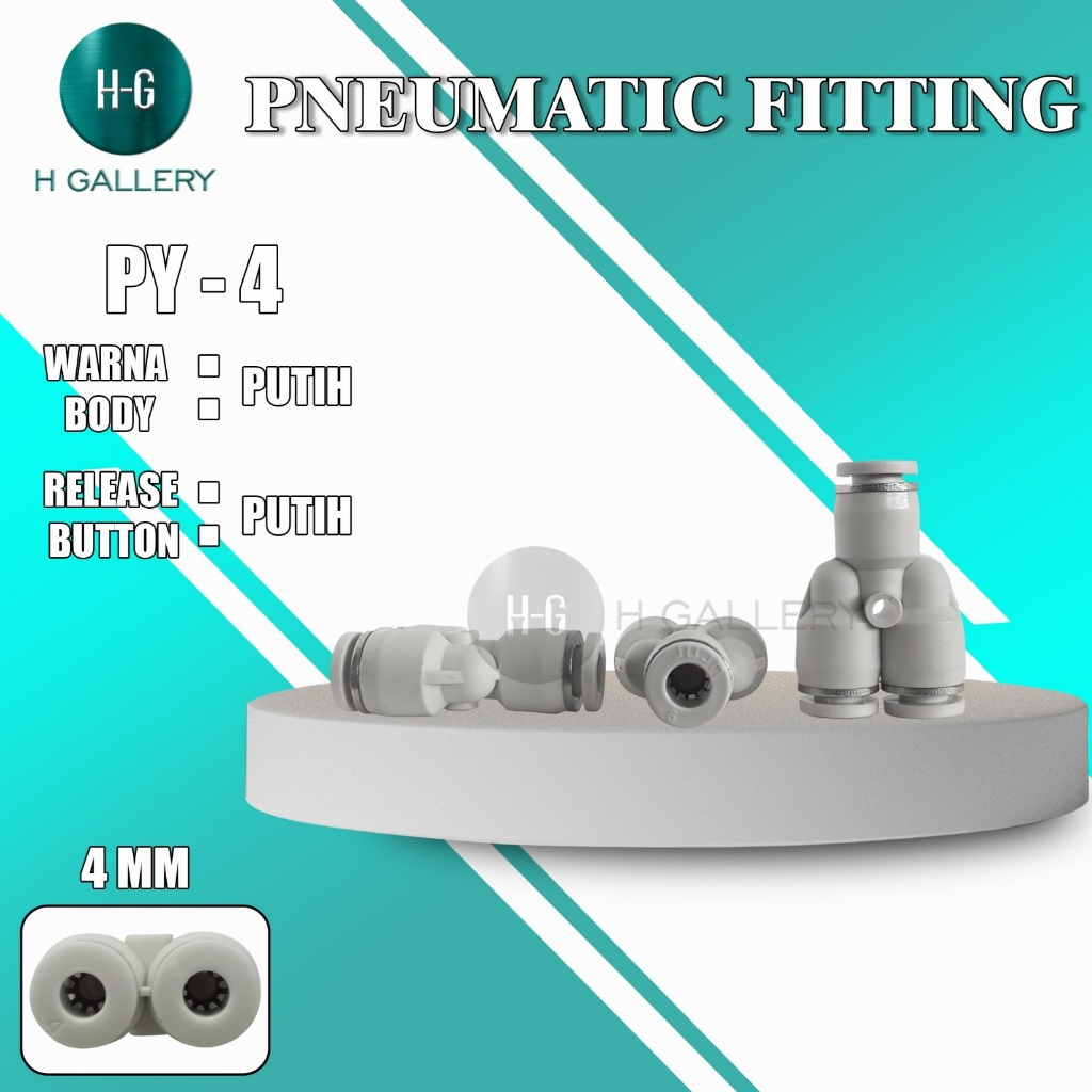 PY-4 ~ PNEUMATIC FITTING / FITTING ANGIN / NEPEL SELANG *S
