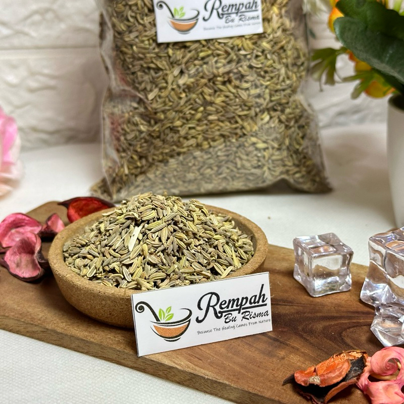 

Adas Manis Kering 500 Gram - Fennel Seeds Rempah Bu Risma