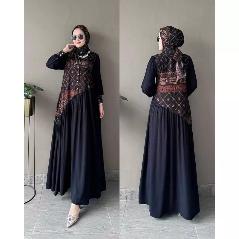Gamis SAVIKA DRESS RAYON /GAMIS RAYON premium