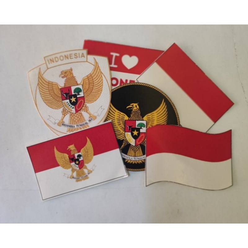 

Grosir 10 pcs Stiker Pipi Indonesia Sticker RI