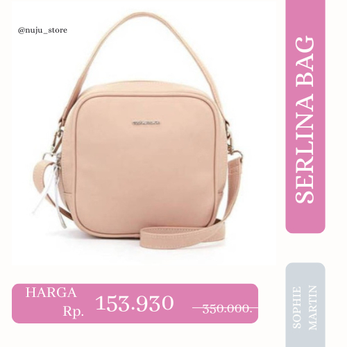 TAS SELEMPANG TAS WANITA  SERLINA T6082L5 TAS SELMPANG WANITA TOTE BAG SLING BAG SOPHIE MARTIN