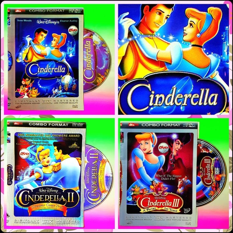Kaset Anak anak perempuan terbaru DVD Disney Cinderella