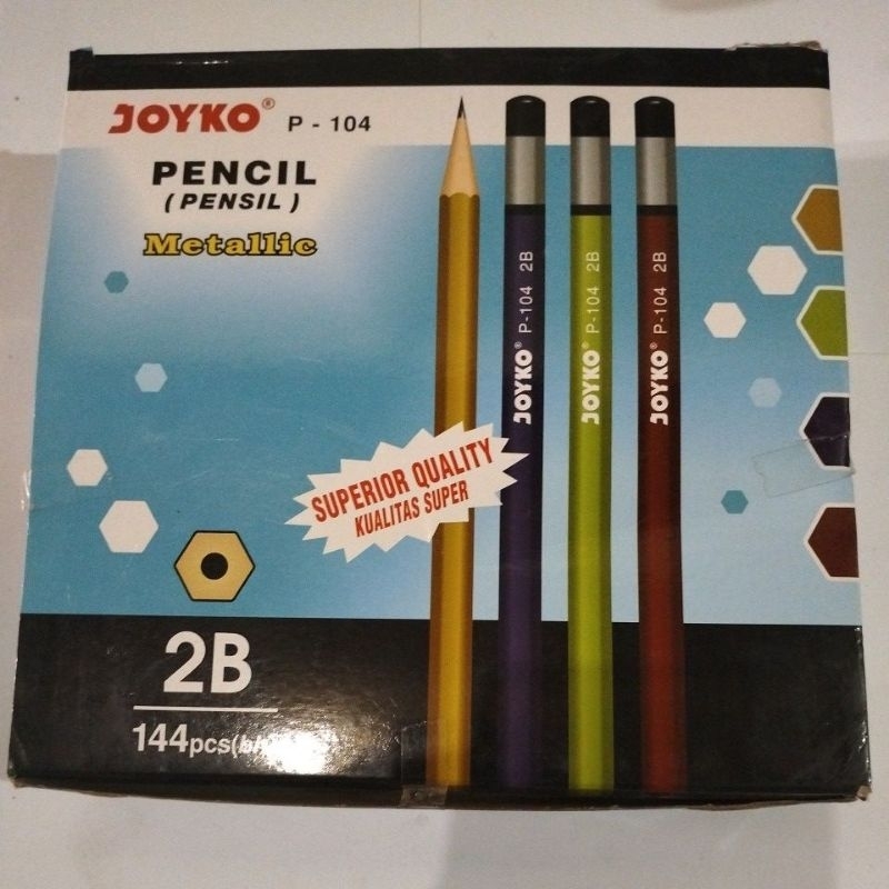 

Pensil metallic P-104 Joyko (isi 12pcs)