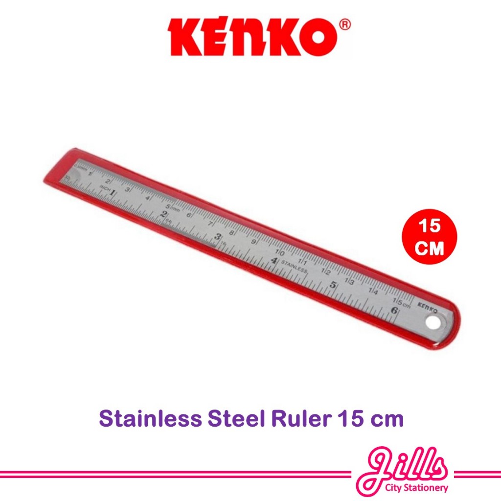 

Kenko Penggaris Besi / Stainless Steel Ruler 15 cm