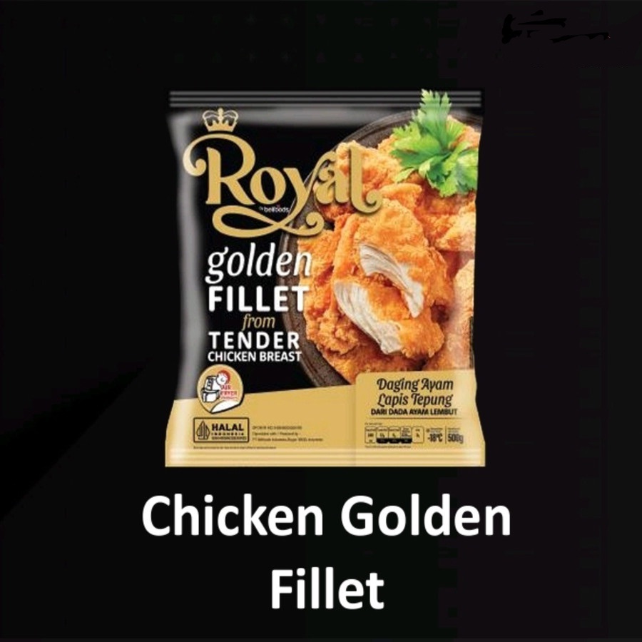 

BELFOODS ROYAL GOLDEN FILLET 500GR HALAL DAGING AYAM BALUT TEPUNG