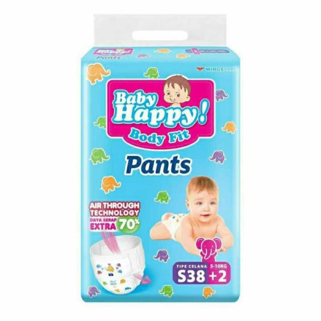 BABY HAPPY PANTS M32 L28 XL26 S38+2 POPOK CELANA M 32 L 28 XL 26 S 38+2/ BABY HAPPY PROMO/ BABY HAPP