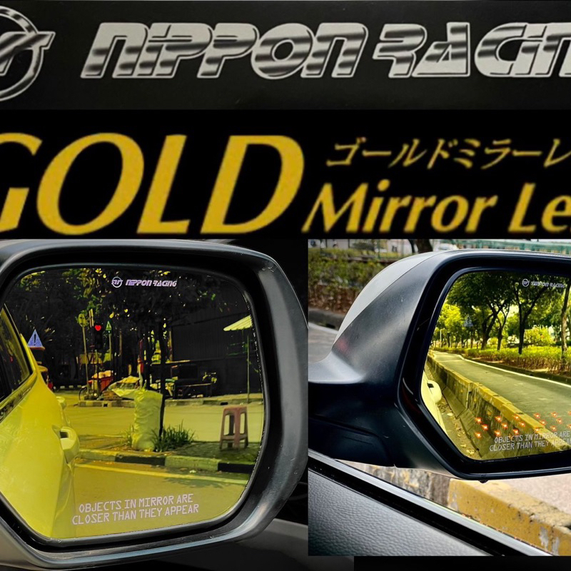 nipponracing gold led mirror anti glare khusus crv gen3 re