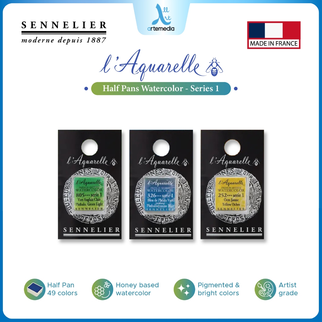 

Sennelier L Aquarelle Half Pan Watercolor Series 1