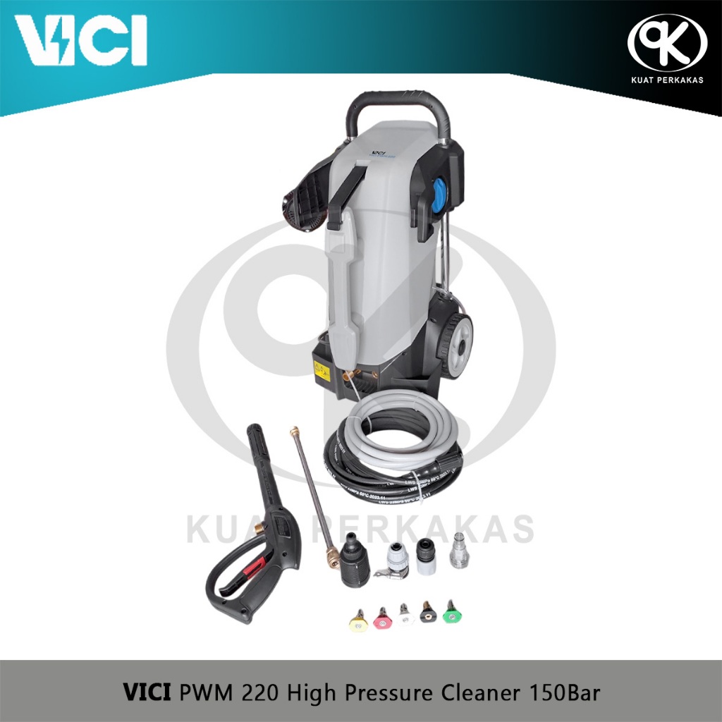 Jet Cleaner 150 Bar VICI PWM 220 High Pressure Washer Mesin Cuci Mobil Motor