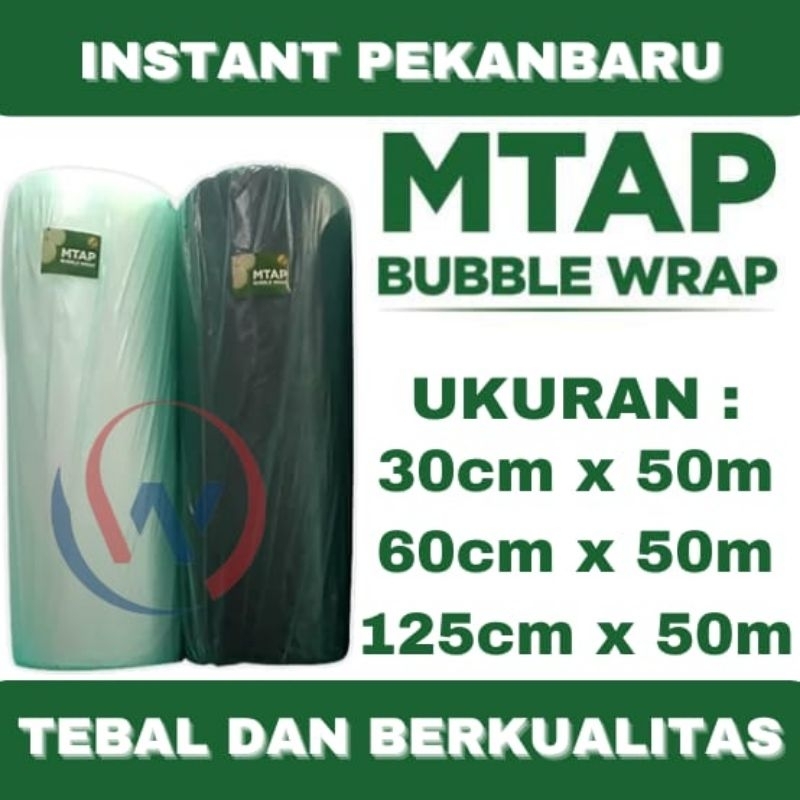 

Pekanbaru Bubble Wrap Roll 125cm x 50m Merk MTAP Premium Lebih Tebal