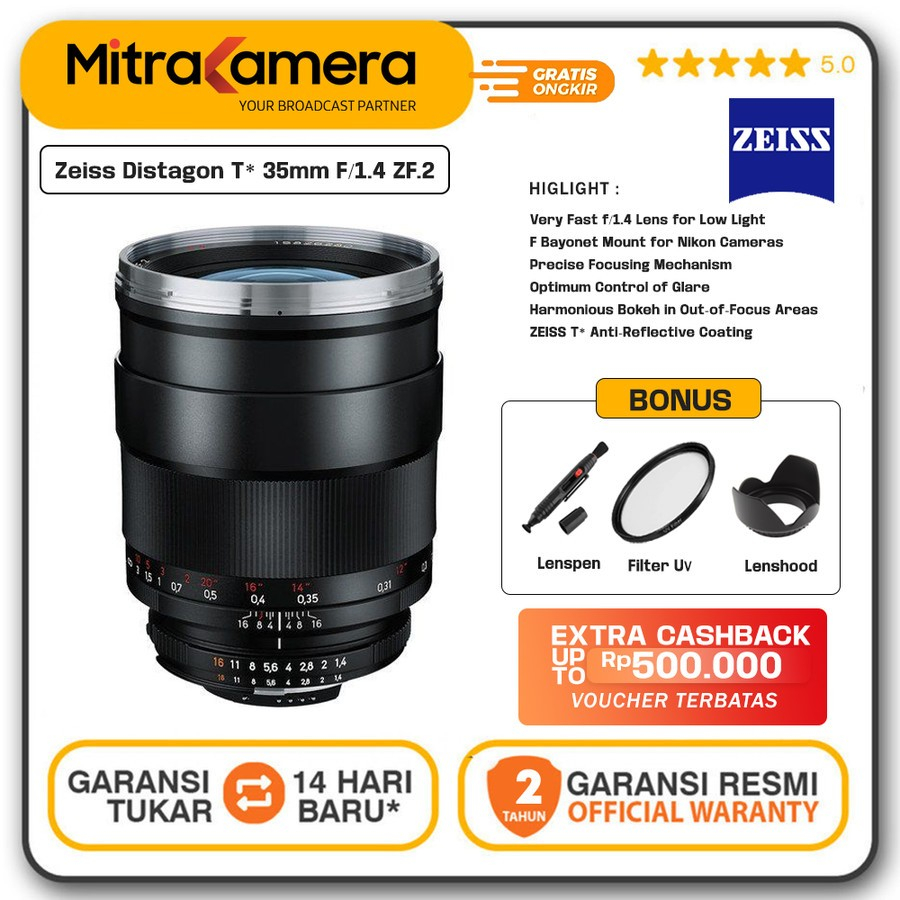 Zeiss Distagon T* 35mm F/1.4 ZF.2