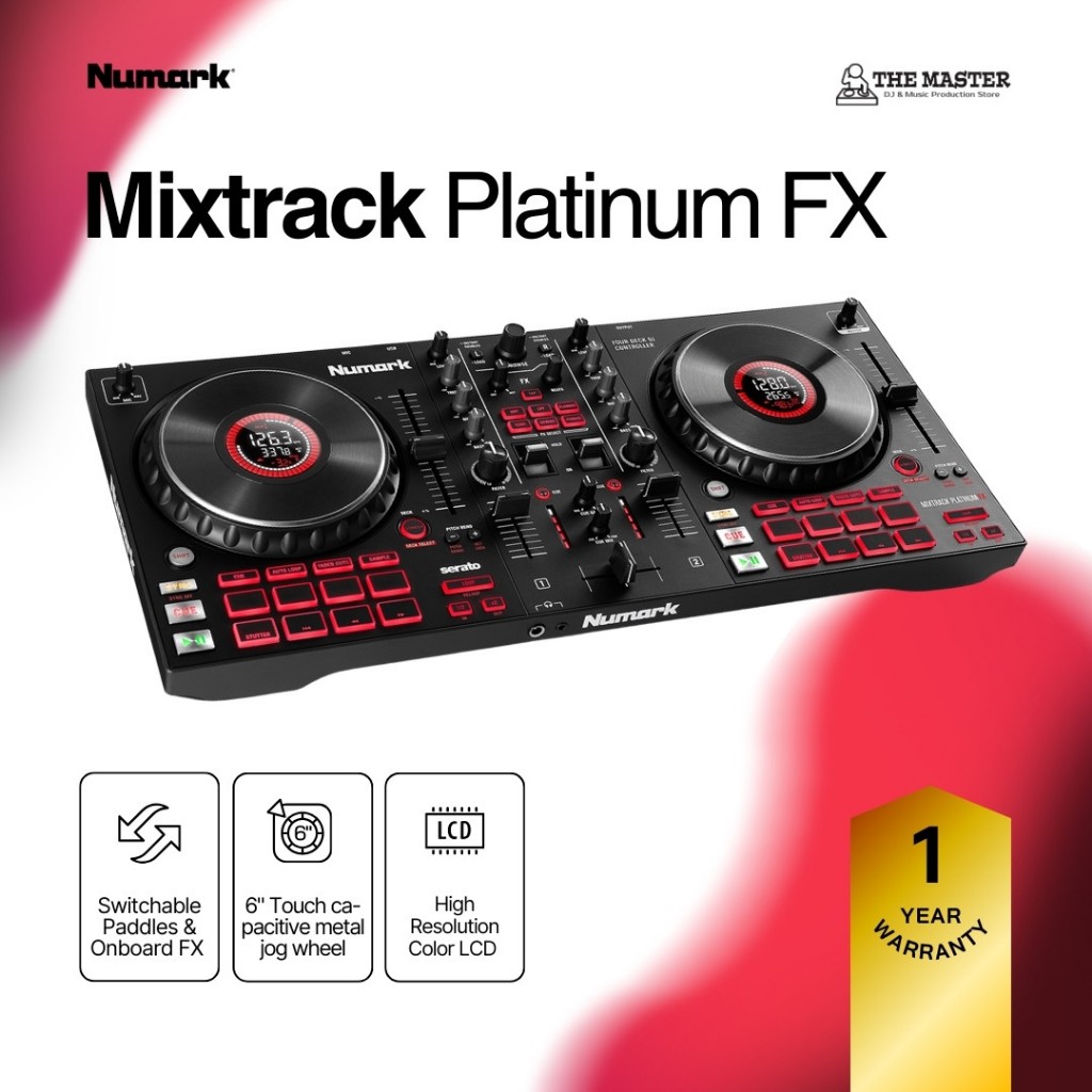 [Ready Stock] Numark Mixtrack Platinum FX | Mixtrack Platinum FX | DJ Controller